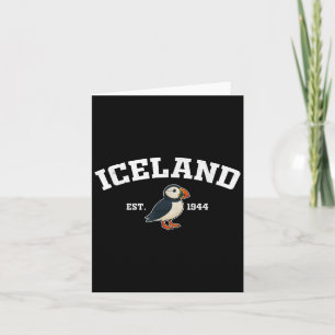 IJslandse puffin  IJslands souvenir Kaart