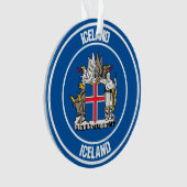IJslandse Ronde Emblem Ornament (voorkant)