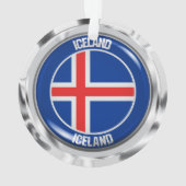 IJslandse Ronde Emblem Ornament (achterkant)