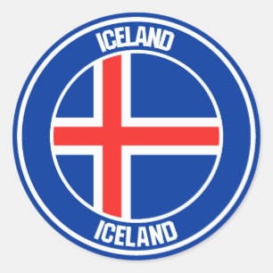 IJslandse Ronde Emblem Sticker