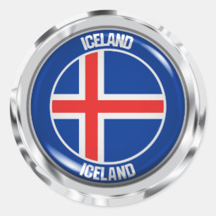 IJslandse Ronde Emblem Sticker