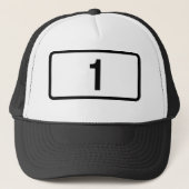 IJslandse route 1 Ring Road Trucker Pet (Voorkant)