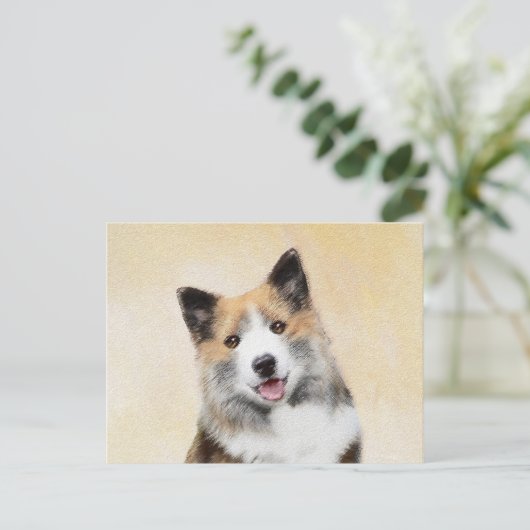 IJslandse scharnierschildering - Oorspronkelijke h Briefkaart (Staand voorkant)