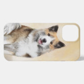 IJslandse scharnierschildering - Oorspronkelijke h iPhone Hoesje (Achterkant horizontaal)