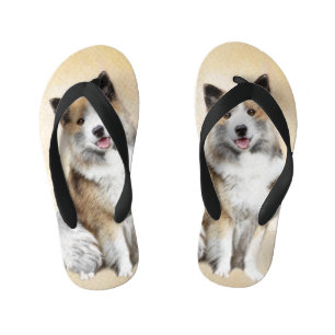 IJslandse scharnierschildering - Oorspronkelijke h Kinder Teenslippers