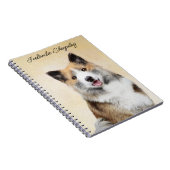 IJslandse scharnierschildering - Oorspronkelijke h Notitieboek (Rechterzijde)