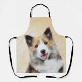 IJslandse scharnierschildering - Oorspronkelijke h Schort (Voorkant)