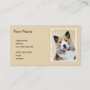 IJslandse scharnierschildering - Oorspronkelijke h Visitekaartje