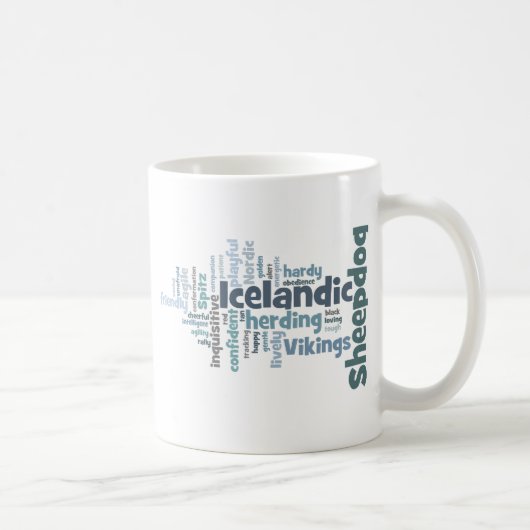 IJslandse Sheepdog Koffiemok (Rechts)