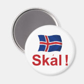 IJslandse skal. (Cheers) Magneet (Voorkant / Achterkant)