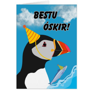 IJslandse Verjaardag Bestu Oskir Puffin