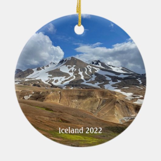 IJslandse versiering Keramisch Ornament (Achterkant)