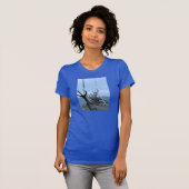 IJslandse Viking Ship Sculpture T-shirt (Voorkant volledig)
