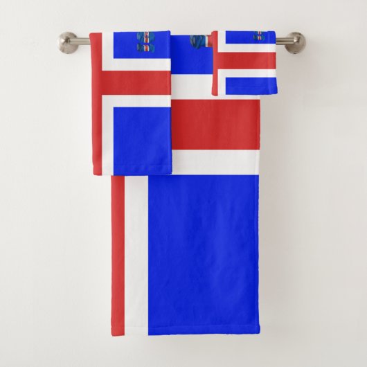 IJslandse vlag Bad Handdoek (Insitu)