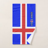 IJslandse vlag Bad Handdoek (Handdoek)