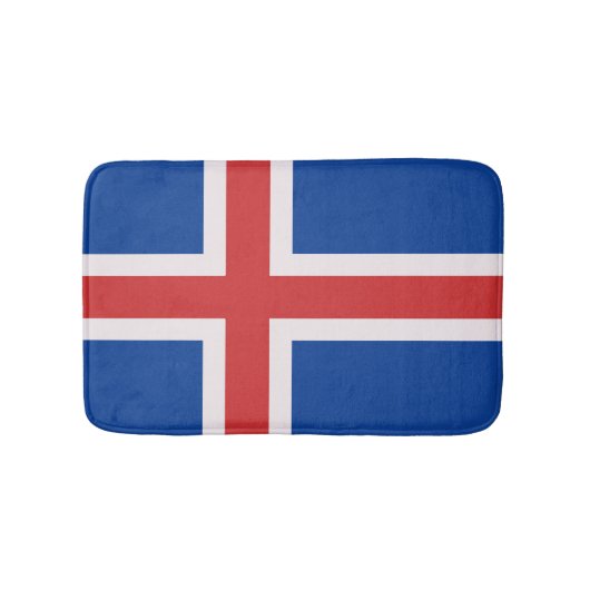IJslandse vlag Badmat (Voorkant)