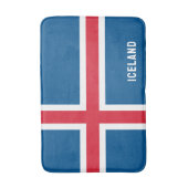IJslandse vlag Badmat (Voorkant Verticaal)