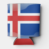 IJslandse vlag Blikjeskoeler (Voorkant)