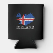 IJslandse vlag Blikjeskoeler (Voorkant)