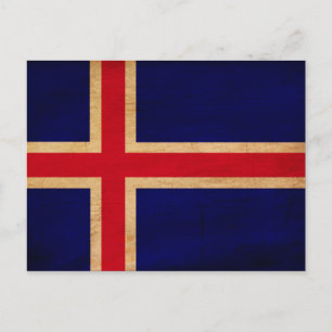 IJslandse vlag Briefkaart