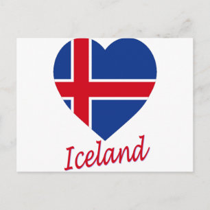 IJslandse vlag Briefkaart