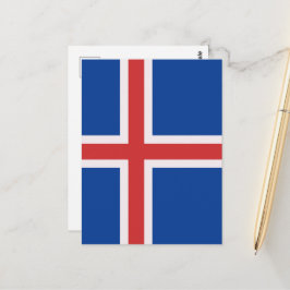 IJslandse vlag Briefkaart