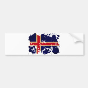 IJslandse vlag Bumpersticker