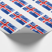 IJslandse vlag Cadeaupapier (Hoek)