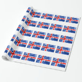 IJslandse vlag Cadeaupapier (Uitgerold)