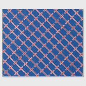 IJslandse vlag Cadeaupapier (Vlak)