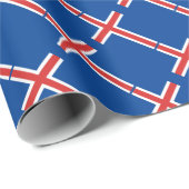 IJslandse vlag Cadeaupapier (Rol Hoek)