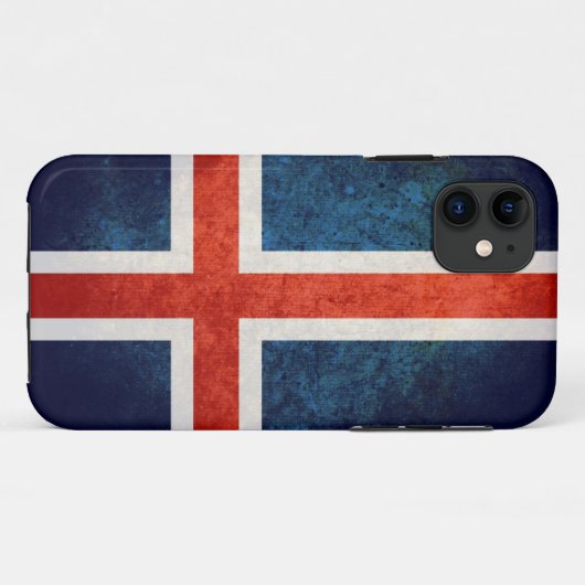 IJslandse vlag Case-Mate iPhone Case (Achterkant (horizontaal))