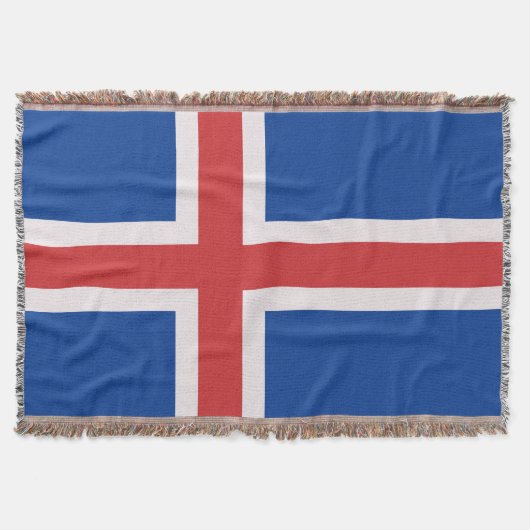 IJslandse vlag Deken (Voorkant)