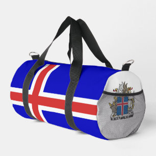 IJslandse vlag en wapen Plunjezak