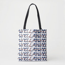 IJslandse vlag Europese typografie Tote Bag