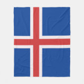 IJslandse vlag Fleece Deken (Voorkant)