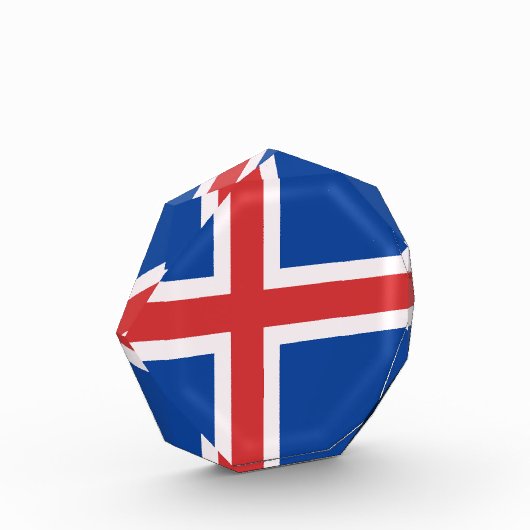 IJslandse vlag Fotoblokken (Links)
