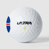 IJslandse vlag Golfballen (Logo)