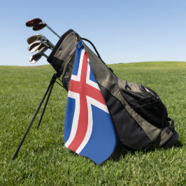 IJslandse vlag Golfhanddoek