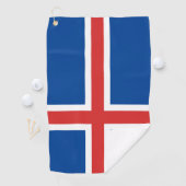 IJslandse vlag Golfhanddoek (Insitu)