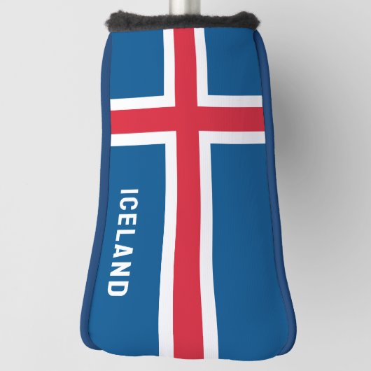 IJslandse vlag Golfheadcover (Draai 90)