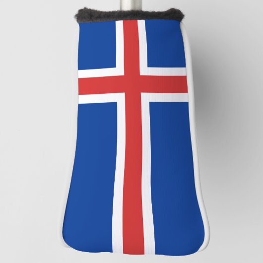 IJslandse vlag Golfheadcover (Draai 90)