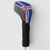 IJslandse vlag Golfheadcover (Schuin)