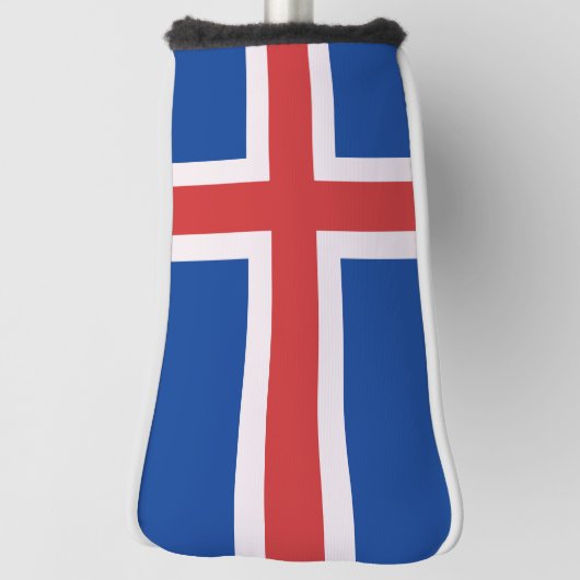 IJslandse vlag Golfheadcover (Draai 90)