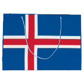 IJslandse vlag Groot Cadeauzakje (Achterkant)