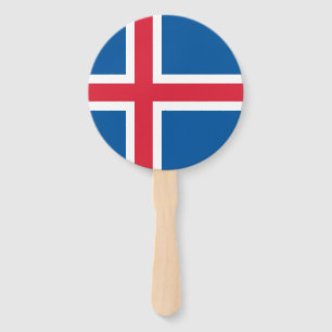 IJslandse Vlag Handwaaier