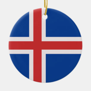 IJslandse vlag Keramisch Ornament