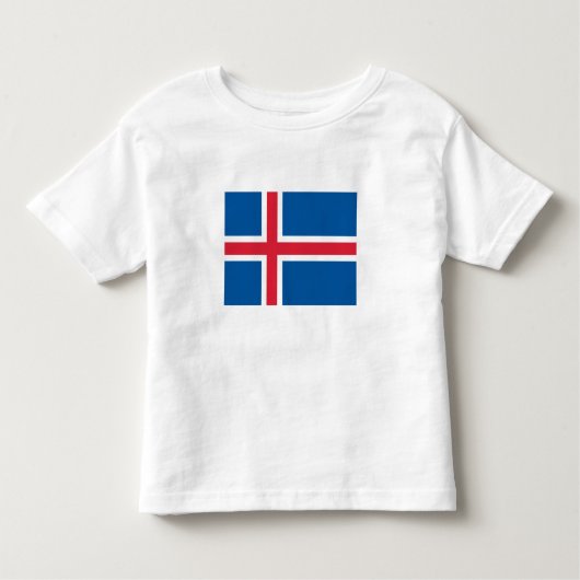 IJslandse vlag Kinder Shirts (Voorkant)