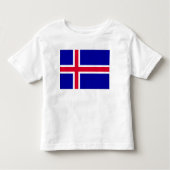 IJslandse vlag Kinder Shirts (Voorkant)