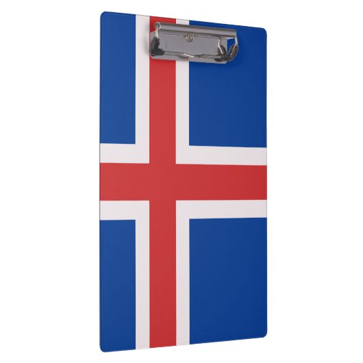 IJslandse vlag Klembord (Rechts)